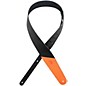 D'Addario Planet Waves 2.5" Leather Guitar Strap, Colored Ends, by D'Addario Orange thumbnail