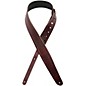 D'Addario Planet Waves 2.5"  Leather Guitar Strap, Embossed Weave, by D'Addario Brown thumbnail