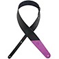 D'Addario Planet Waves 2.5" Leather Guitar Strap, Colored Ends, by D'Addario Purple thumbnail