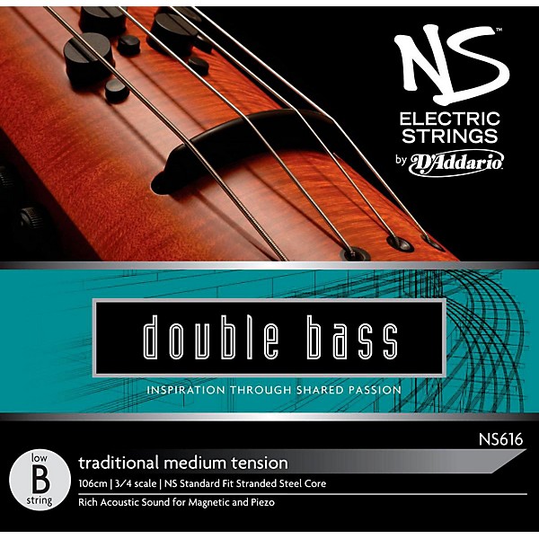 D'Addario NS Electric Traditional Bass Single Low B String