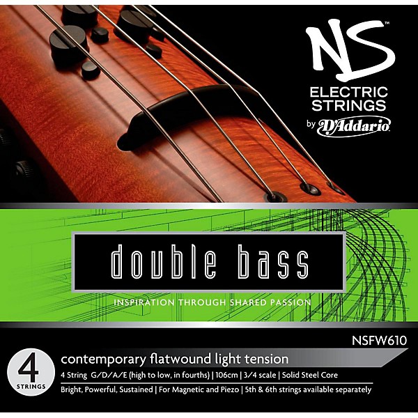 D'Addario NS Electric Contemporary Bass String Set