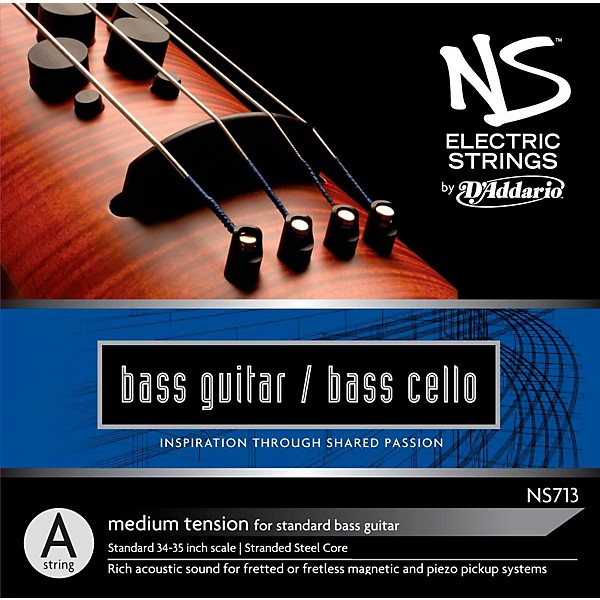 D'Addario NS Electric Bass Cello / Electric Bass A String