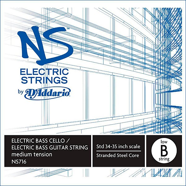 D'Addario NS Electric Bass Cello / Electric Bass Low B String