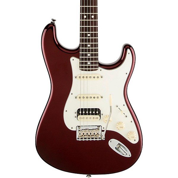Fender American Standard Stratocaster HSS Shawbucker Rosewood Fingerboard Electric Guitar Bordeaux Metallic