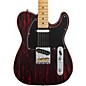 Fender Limited Edition Sandblasted Telecaster Maple Fingerboard Electric Guitar Transparent Crimson thumbnail