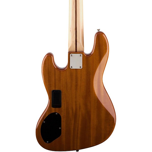 Open Box Fender Deluxe Active Jazz Bass V Okume Rosewood Fingerboard Electric Bass Guitar Level 2 Natural 190839120250