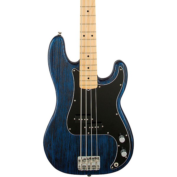 Fender Limited Edition Sandblasted Precision Bass Electric Guitar Transparent Sapphire Blue
