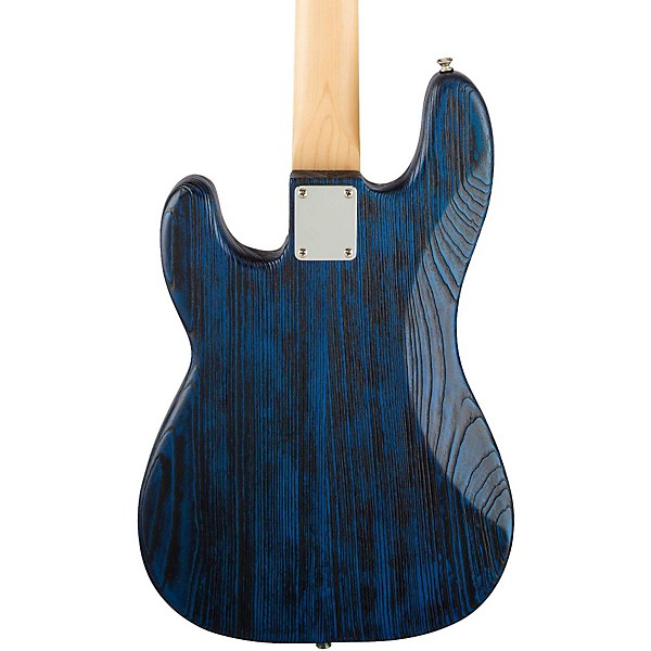Fender Limited Edition Sandblasted Precision Bass Electric Guitar Transparent Sapphire Blue