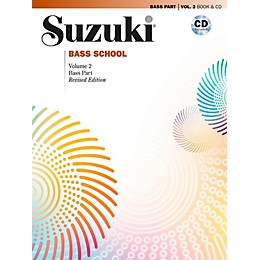 Suzuki Suzuki Bass School Book & CD Volume 2 (Revised)