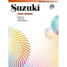 Suzuki Suzuki Bass School Book & CD Volume 2 (Revised)