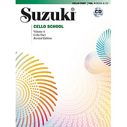 Suzuki Suzuki Cello School Book & CD Volume 4 (Revised)