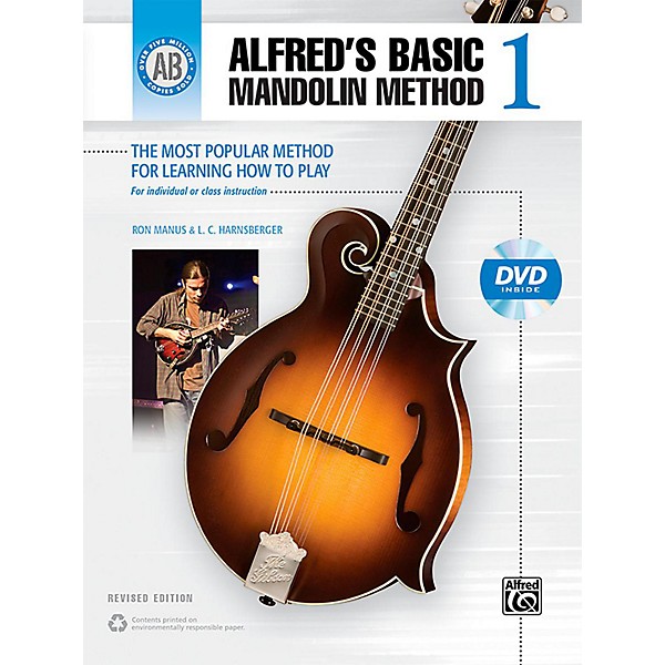 Alfred Alfred's Basic Mandolin Method 1 (Revised) Book & DVD