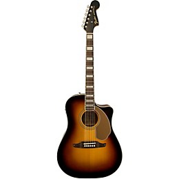 Open Box Fender California Series Kingman ASCE Cutaway Dreadnought Acoustic-Electric Guitar Level 2 3-Color Sunburst 190839207463