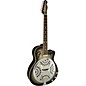 Open Box Fender Roosevelt CE Cutaway Resonator Acoustic-Electric Guitar Level 2 Moonlight Black Burst 888365522876