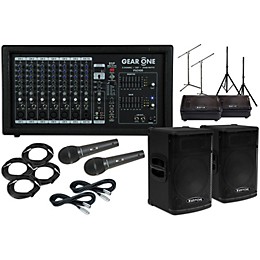 Kustom PA KPX115 15" Speaker with PA2400 10" Monitor Package
