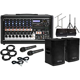 Peavey Pvi8500 with KPX115 15" Speaker and 12" Monitor Package