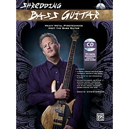 Alfred Shredding Bass Guitar: Heavy Metal Pyrotechnics Meet the Bass Guitar Book & CD