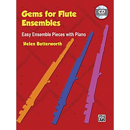 Alfred Gems for Flute Ensembles: Easy Ensemble Pieces with Piano Book & CD