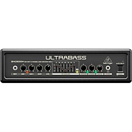 Behringer Ultrabass 300W 2-Channel 7-Band FBQ Equalizer Bass Amplifier Head Black