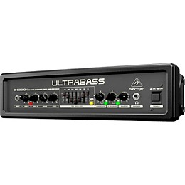 Open Box Behringer Ultrabass 300 Watt 2-Channel 7-Band FBQ Equalizer Bass Amplifier Head Level 2 Black 190839194985