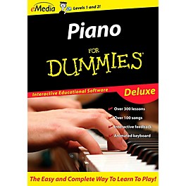 eMedia Piano For Dummies Deluxe - Digital Download Maci... eMedia Piano For Dummies Deluxe - Digital Download Windows Version