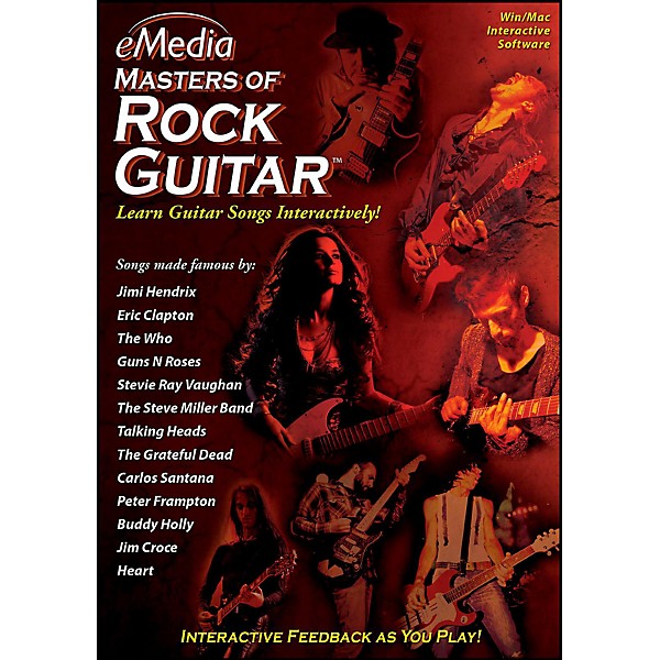 eMedia eMedia Masters of Rock Guitar - Digital Download Windows Version