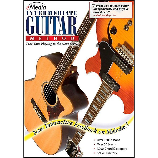 eMedia eMedia Intermediate Guitar Method - Digital Download Macintosh Version