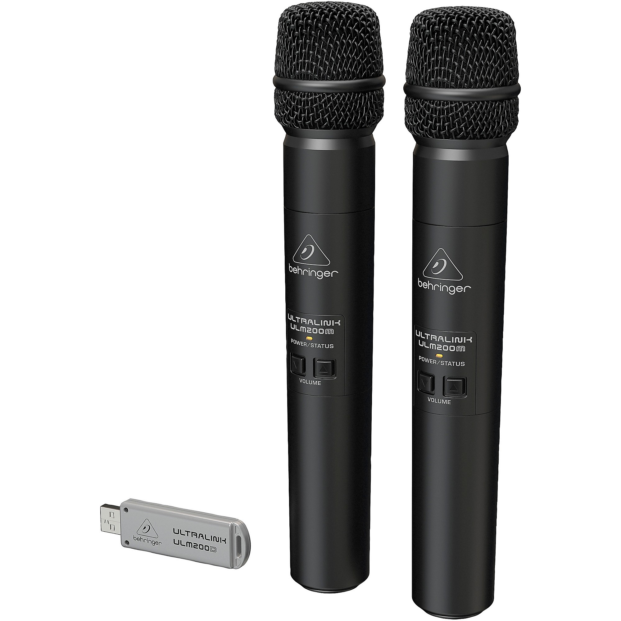 Behringerハンドヘルド・ワイヤレスマイクULM202USB(マイク2本） Behringer Ultralink ULM202USB Wireless System | Guitar Center