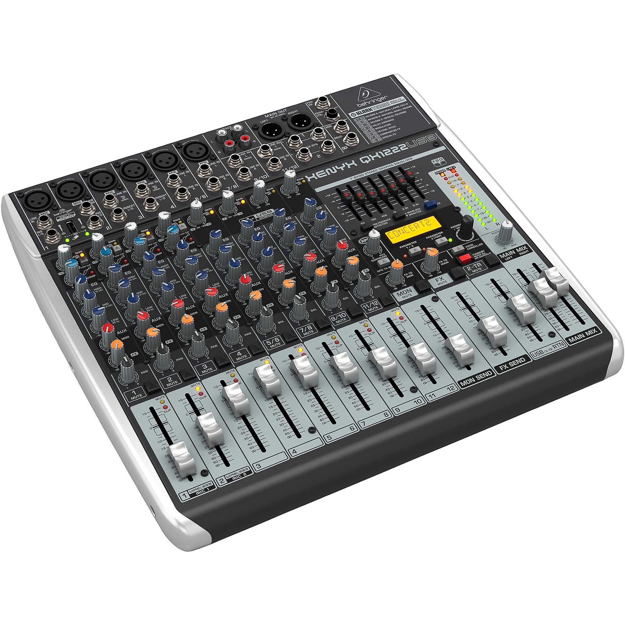 Behringer XENYX QX1222USB USB Mixer With Effects | Guitar Center