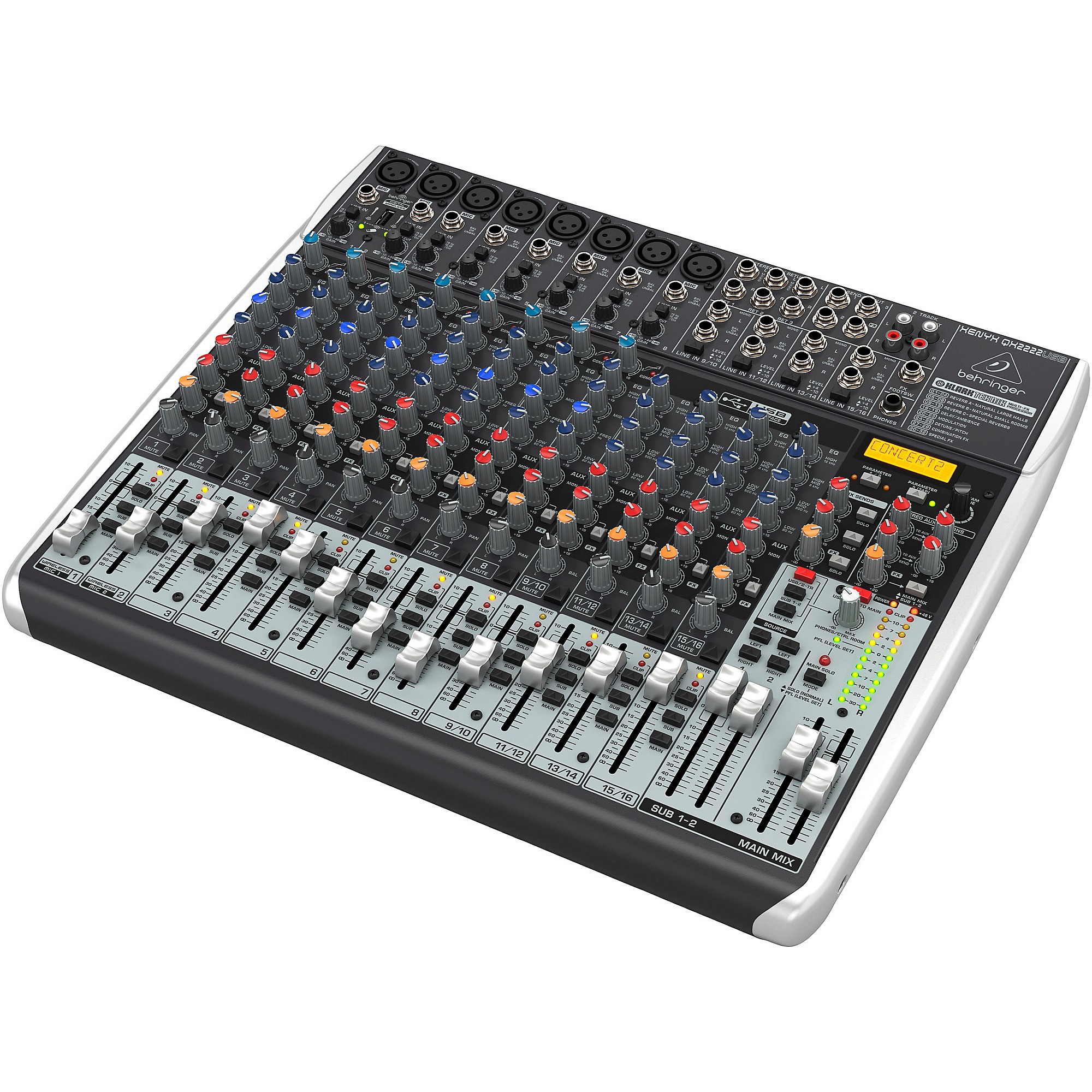 Behringer XENYX QX2222USB USB Mixer With Effects | Guitar Center
