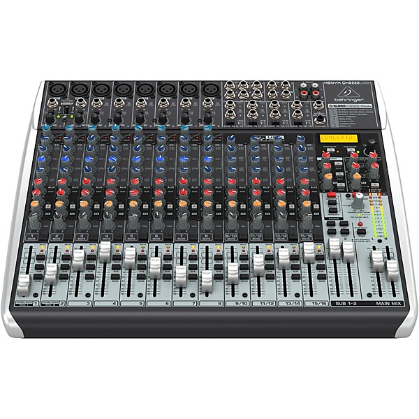 Behringer XENYX QX2222USB USB Mixer With Effects