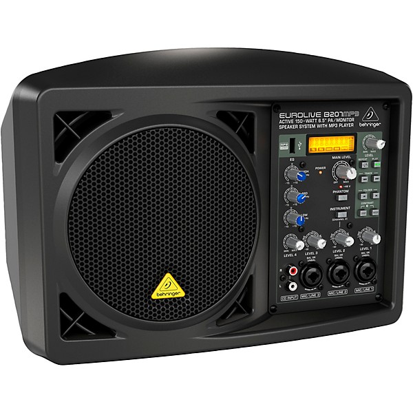 Open Box Behringer EUROLIVE B207MP3 6.5" PA/Monitor Speaker System Level 1