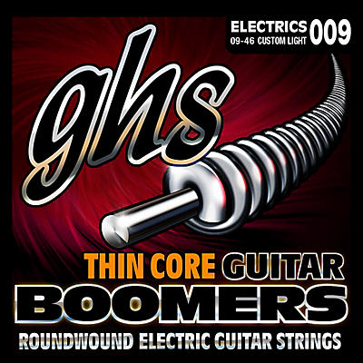 Ghs Tc-Gbcl Thin Core Boomers Custom Light Electric Guitar Strings (9-46) for sale