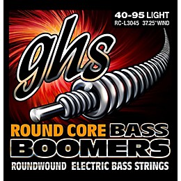 GHS RC-L3045 Round Core Boomers Light Electric Bass Strings (40-95)