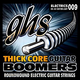GHS HC-GBCL Thick Core Boomers Custom Light Electric Guitar Strings (9-48)