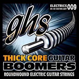 GHS HC-GBCL Thick Core Boomers Custom Light Electric Guitar Strings (9-48)