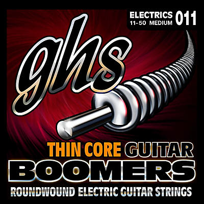 Ghs Tc-Gbm Thin Core Boomers Medium Electric Guitar Strings (11-50) for sale