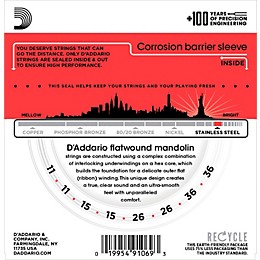 D'Addario EFW74 Phosphor Bronze Medium Mandolin Strings (11-36)