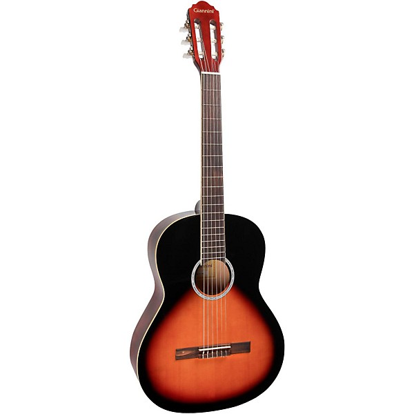 Giannini GN-15 N Spruce Top Classical Guitar 3-Color Sunburst