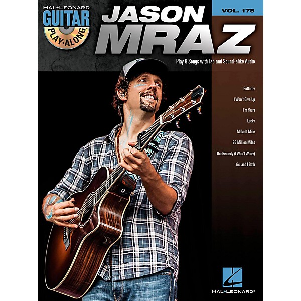 Hal Leonard Jason Mraz - Guitar Play-Along Volume 178 (Book/CD)