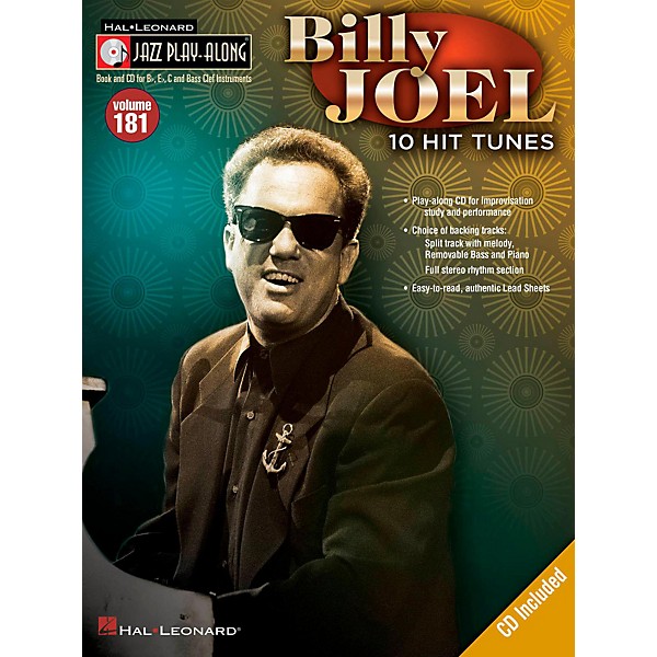 Hal Leonard Billy Joel - Jazz Play-Along Volume 181 (Book/CD)
