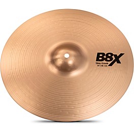 SABIAN B8X Thin Crash Cymbal 15 in. SABIAN B8X Thin Crash Cymbal 14 in.