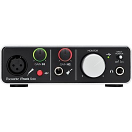 Focusrite iTrack Solo Audio Interface With Lightning Connection