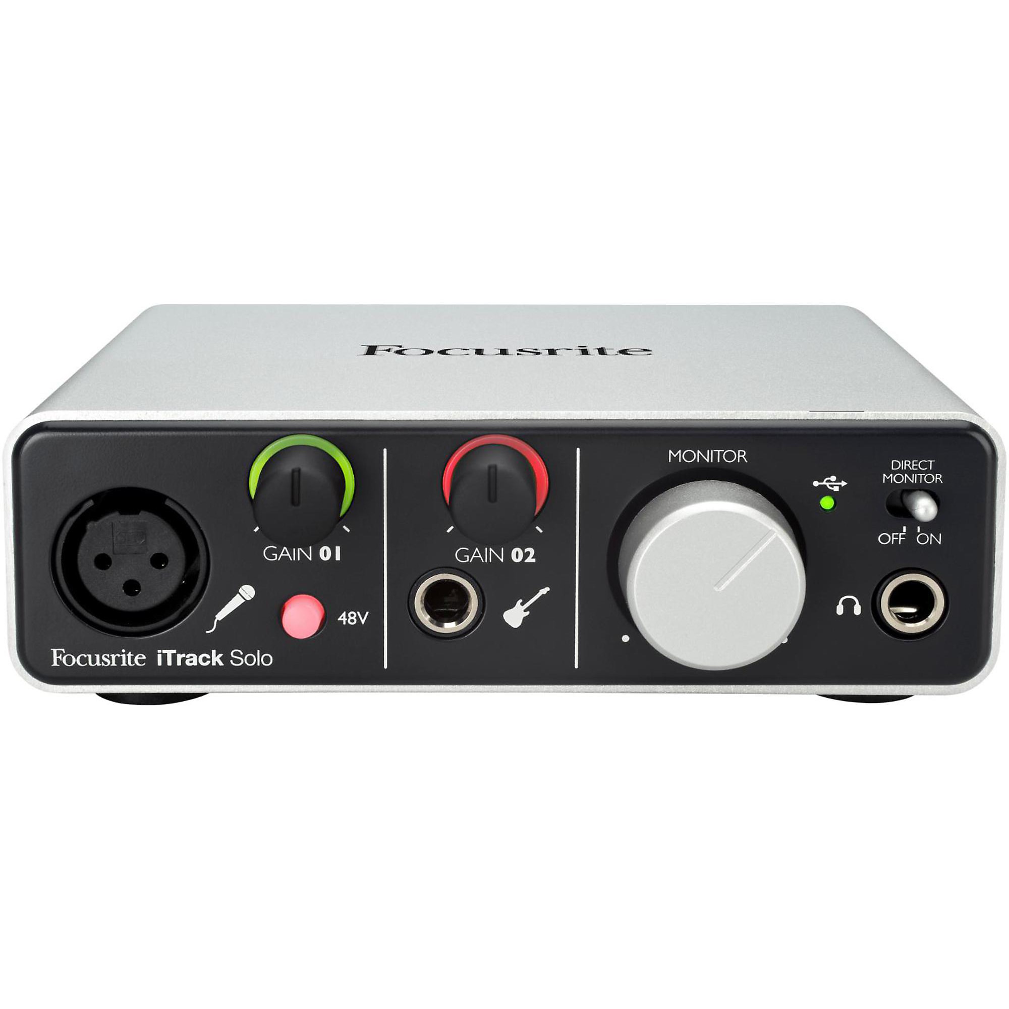 【美品】Focusrite iTrack Solo Lightning Focusrite ITRACK SOLO LIGHTNING USB Audio Recording