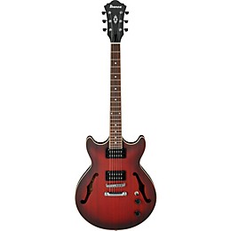 Ibanez Artcore AM53 Semi-Hollow Electric Guitar Flat Sunset Red