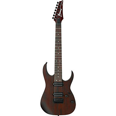 Ibanez Rg Series Rg7421 Fixed Bridge 7-String Electric Guitar Flat Walnut for sale