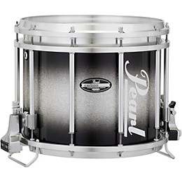 Open Box Pearl Championship CarbonCore Varsity FFX Marching Snare Drum Burst Finish Level 2 14 x 12 in., Black Silver #368 190839074522
