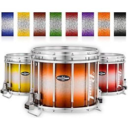 Pearl Championship CarbonCore Varsity FFX Marching Snare Drum Burst Finish 14 x 12 in. Purple Silver #975