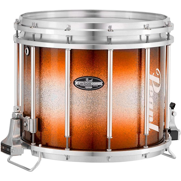 Pearl Championship CarbonCore Varsity FFX Marching Snare Drum Burst Finish 13 x 11 in. Orange Silver #978
