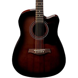 Open Box Ibanez V70CE Acoustic-Electric Cutaway Guitar Level 2 Violin Sunburst 190839671677